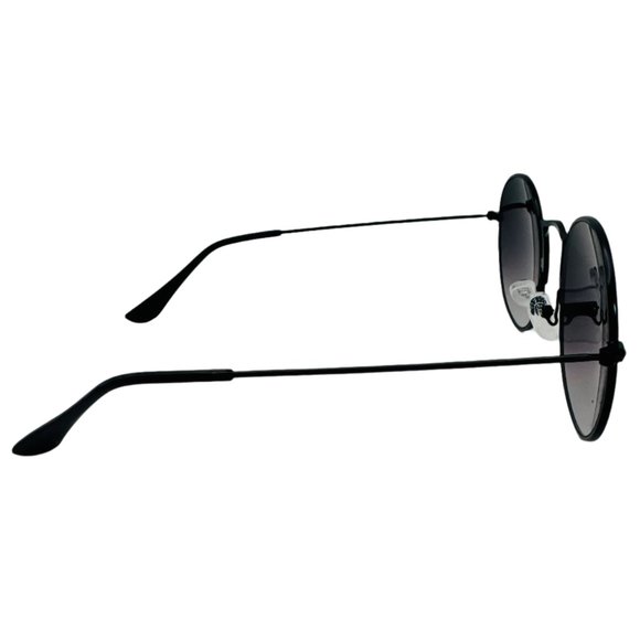 9308 | Black Lens Circle Sunglasses - Picture 3 of 5